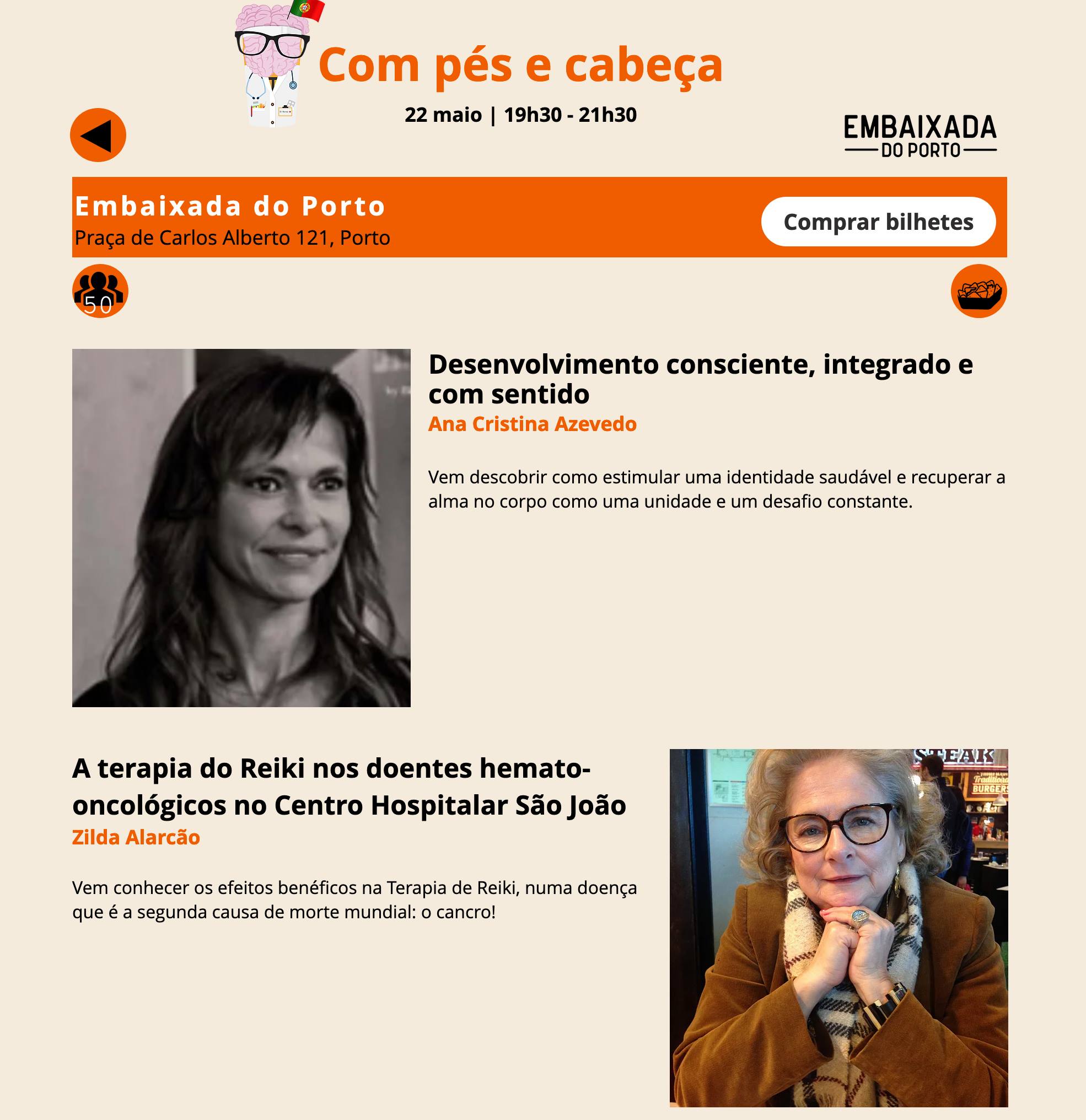 Screenshot da página Pint of Science Portugal obtido a 14 de Maio de 2019
